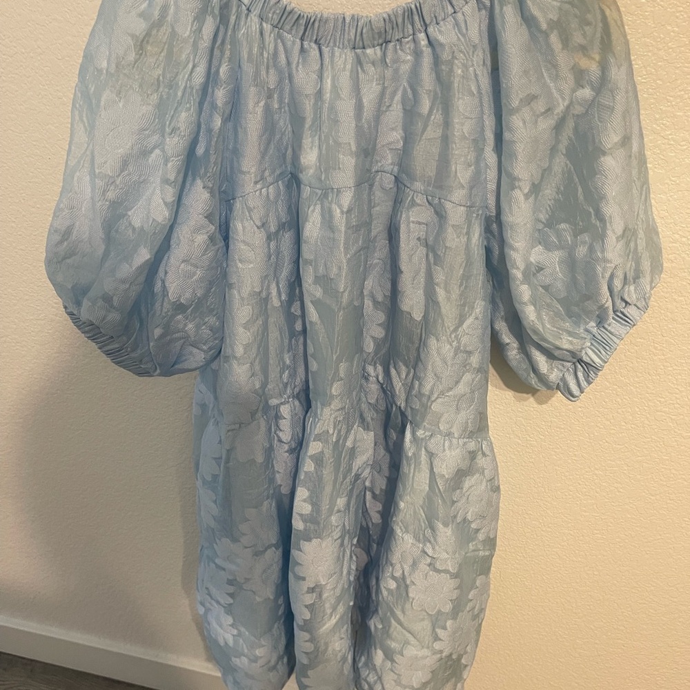 TALULAH Blue Floral Mini Dress